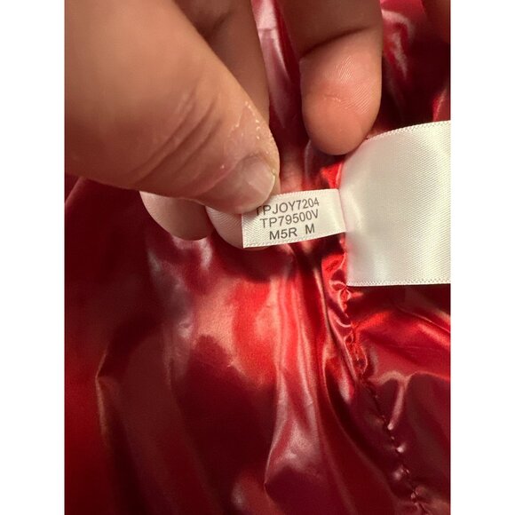 Tommy Hilfiger Sport Red Full Zip Down Filled Puffer Vest Womens M - Picture 10 of 12